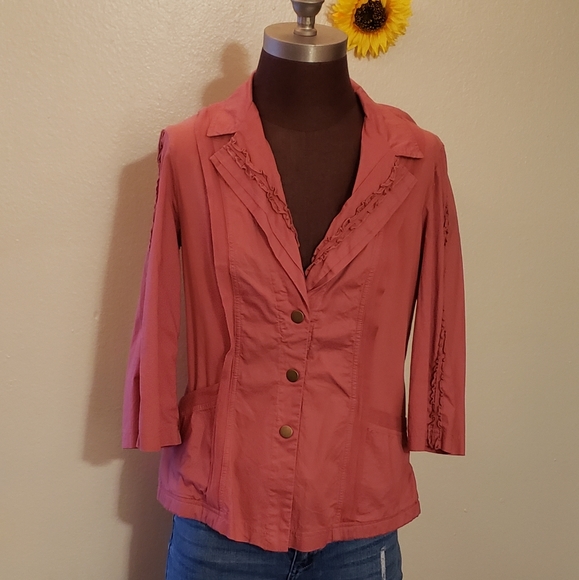 Pink button down blazer - Picture 6 of 6